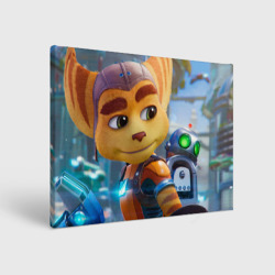 Холст прямоугольный Ratchet & Clank Rift Apart