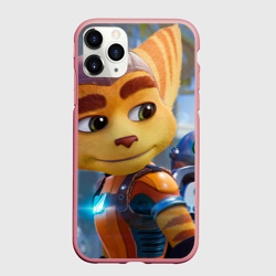 Чехол для iPhone 11 Pro Max матовый Ratchet & Clank Rift Apart
