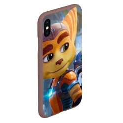 Чехол для iPhone XS Max матовый Ratchet & Clank Rift Apart - фото 2