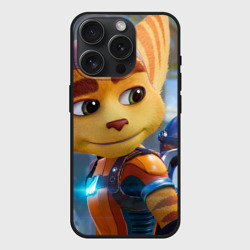 Чехол силиконовый для Apple iPhone 15 Pro матовый Ratchet & Clank Rift Apart