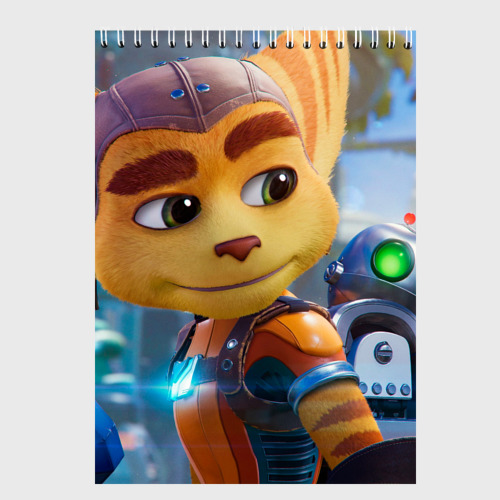 Скетчбук Ratchet & Clank Rift Apart, цвет белый