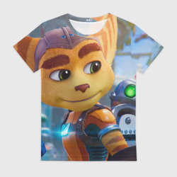 Женская футболка 3D Ratchet & Clank Rift Apart