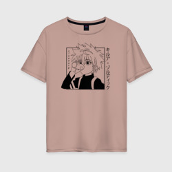 Женская футболка хлопок Oversize Killua Hunter