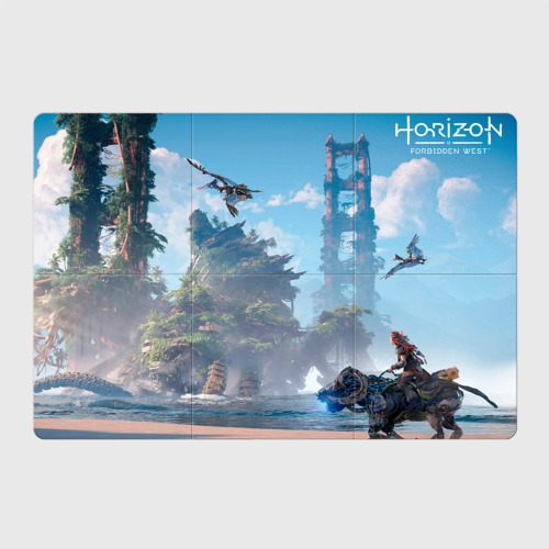 Магнитный плакат 3x2 с принтом Horizon 2: Forbidden West, вид спереди №1