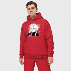 Мужской костюм oversize хлопок Killua Hunter x Hunter Киллуа - фото 2