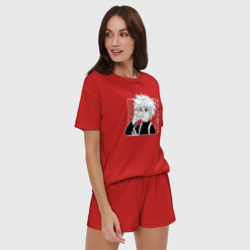 Женская пижама с шортиками хлопок Killua Hunter x Hunter Киллуа - фото 2