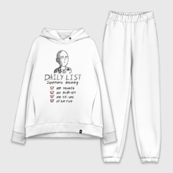 Женский костюм хлопок Oversize Супергеройская тренировка