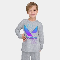 Детская пижама с лонгсливом хлопок Valorant - фото 2