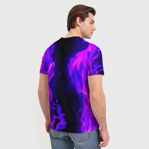Мужская футболка 3D с принтом MINECRAFT, вид сзади #2