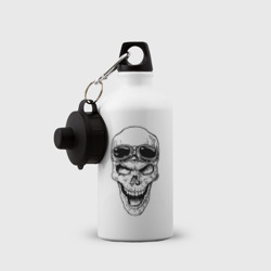 Бутылка спортивная Skull and glasses - фото 2