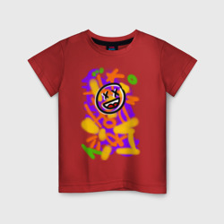 Детская футболка хлопок Граффити смайлик