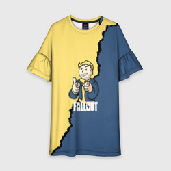 Детское платье 3D Fallout logo boy