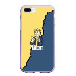 Чехол для iPhone 7Plus/8 Plus матовый Fallout logo boy