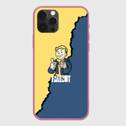 Чехол для iPhone 12 Pro Fallout logo boy