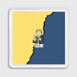 Магнит 55*55 Fallout logo boy