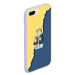 Чехол для iPhone 7Plus/8 Plus матовый Fallout logo boy - фото 2