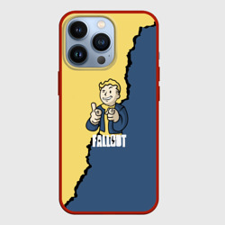 Чехол для iPhone 13 Pro Fallout logo boy