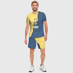 Мужской костюм с шортами 3D Fallout logo boy - фото 2