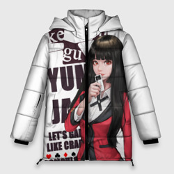 Женская зимняя куртка Oversize Kakegurui пики в темноте