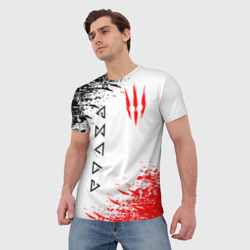 Мужская футболка 3D The Witcher - фото 2