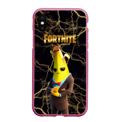 Чехол для iPhone XS Max матовый Peely Fortnite