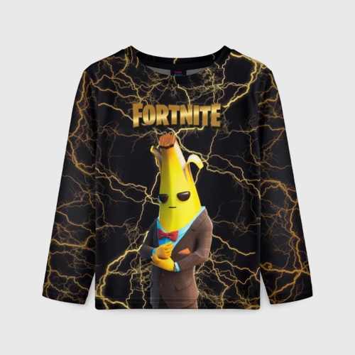 Детский лонгслив 3D Peely Fortnite
