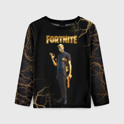 Детский лонгслив 3D Gold Midas Fortnite 2