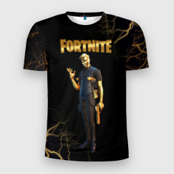 Мужская футболка 3D Slim Gold Midas Fortnite 2