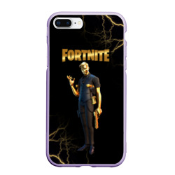 Чехол для iPhone 7Plus/8 Plus матовый Gold Midas Fortnite 2