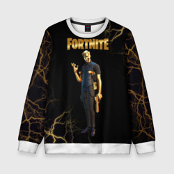 Детский свитшот 3D Gold Midas Fortnite 2