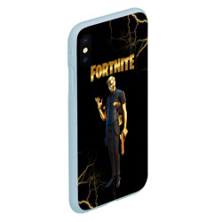 Чехол для iPhone XS Max матовый Gold Midas Fortnite 2 - фото 2