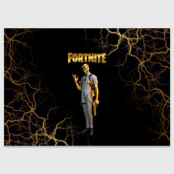 Поздравительная открытка Gold Midas Fortnite 2