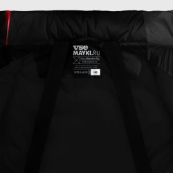 Куртка с принтом Dark для любого человека, вид спереди №5. Цвет основы: черный