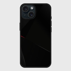 Чехол силиконовый для Apple iPhone 15 матовый Dark