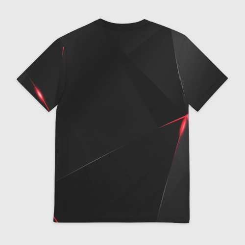 Мужская футболка 3D с принтом Dark, вид сзади #1