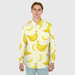 Мужская рубашка oversize 3D Банана - фото 2