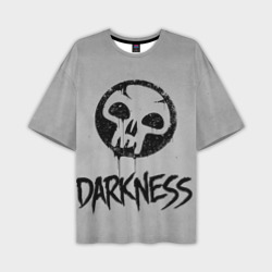 Мужская футболка oversize 3D Emblems Darkness