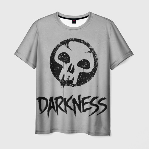 Мужская футболка с принтом Emblems Darkness, вид спереди №1