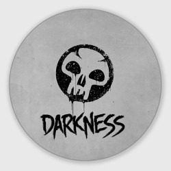 Круглый коврик для мышки Emblems Darkness