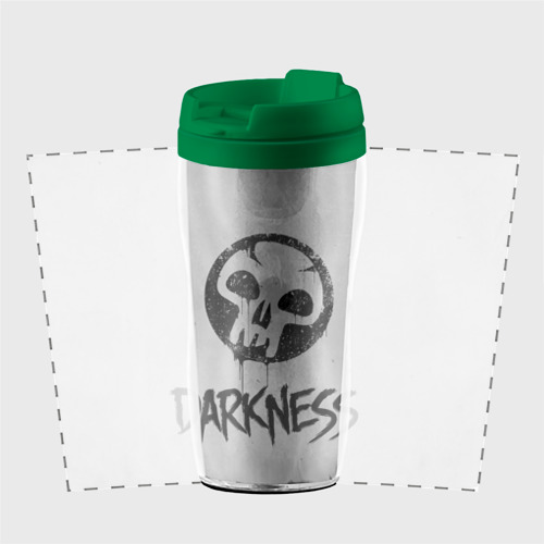 Термокружка-непроливайка Emblems Darkness, цвет зеленый - фото 2