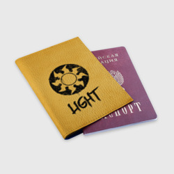Обложка для паспорта матовая кожа Emblems Light - фото 2