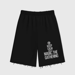 Женские шорты oversize футер хлопок Keep calm and play