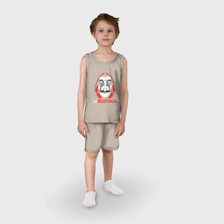 Детская пижама с шортами хлопок Бумажный дом La Casa de Papel - фото 2