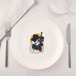 Набор: тарелка + кружка Panda Gangster with tompson - фото 2