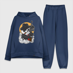 Женский костюм хлопок Oversize Panda Gangster with tompson