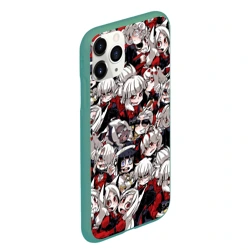 Чехол для iPhone 11 Pro Max матовый Helltaker girls pattern - фото 2