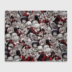 Плед 3D Helltaker girls pattern