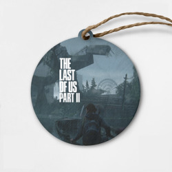 Деревянная игрушка круг The Last of Us - Ellie on the boat