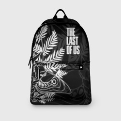 Рюкзак с принтом The Last of Us 2 для любого человека, вид спереди №3. Цвет основы: белый
