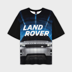 Мужская футболка oversize 3D Land Rover